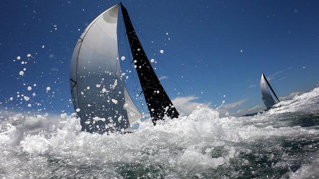 It was wet and wild at times in the annual harbour race.