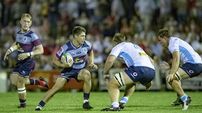 Queensland Reds centre James O'Connor v NSW Waratahs, Dalby. Picture: Brendan Hertel / QRU