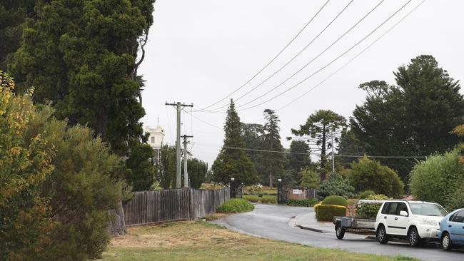 The site of the proposed McDonald's store. Concerned residents and people who work in the area in relation to the plan for a 24 hour McDonald's drive through on the corner of Main Road and Lady Clark Avenue in Claremont. Picture: Nikki Davis-Jones