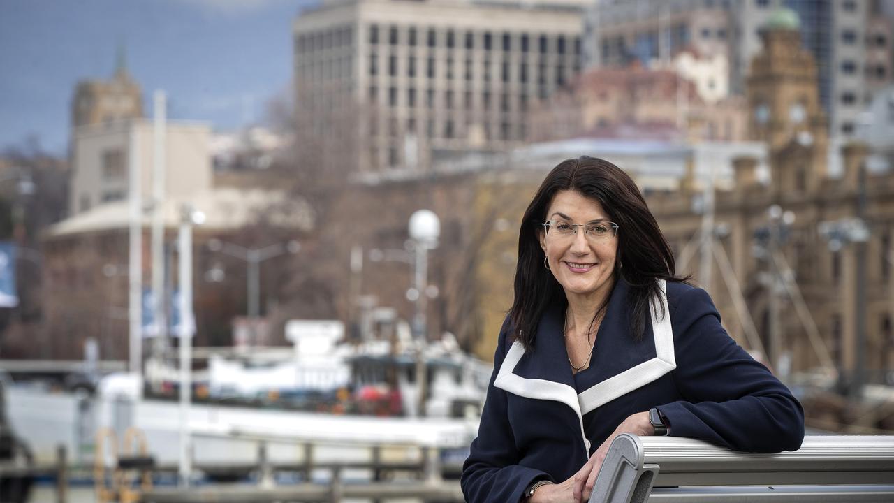 Minister for Police, Fire and Emergency Management Jacquie Petrusma at the Hobart waterfront. Picture Chris Kidd