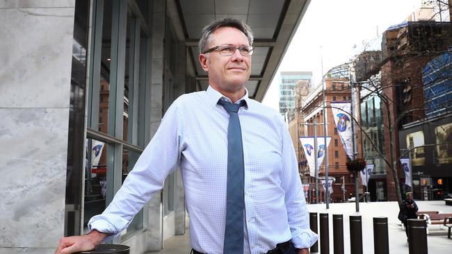 Reserve Bank Deputy Governor Guy Debelle at RBA HQ in Martin Place, Sydney. Picture: John Feder