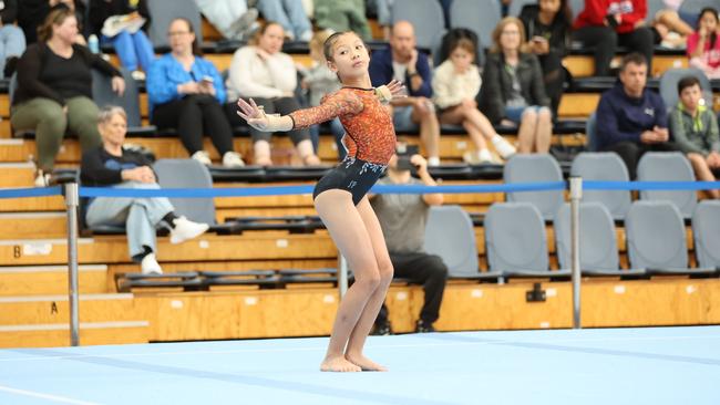 Armanie Boonsmer is a rising talent in the NT. Picture: Gymnastics NT.