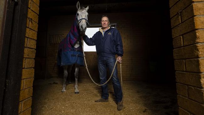 Trainer Damien Hunter, the former fiance of Alexandra Tapp. Picture: Daniel Pockett