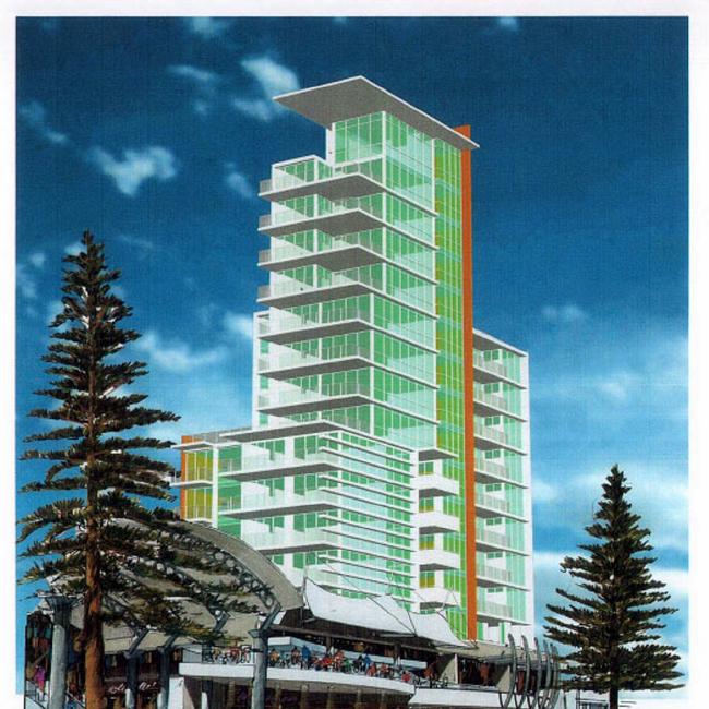 2006: Artist impression of Paradise Apartments, Cavill Avenue