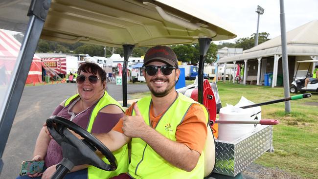 Tracey Giles and Ben Bradley at the Heritage Bank Toowoomba Royal Show. Saturday March 26, 2022