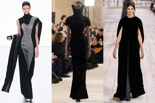 Above (L-R): Fendi, Schiaparelli, DiorSci-fi chicIt was back to the future at Schiaparelli, where film buff Daniel Roseberry nodded to sci-fi films like Alien with H.R. Giger spines and a Ripley-inspired white singlet. (The presence of Dune’s Zendaya in the front row only made the sci-fi mood more explicit.) Fendi’s Kim Jones also traversed a sleeker path this season. “I wanted the collection to feel quite graphic rather than romantic because I was thinking about Fendi and how, under Karl, there was always an element of ‘futurism,’” he told press. His looks were sharp and architectural, worn with goggles; the show closed in a brilliant flash of space-age silver. 
