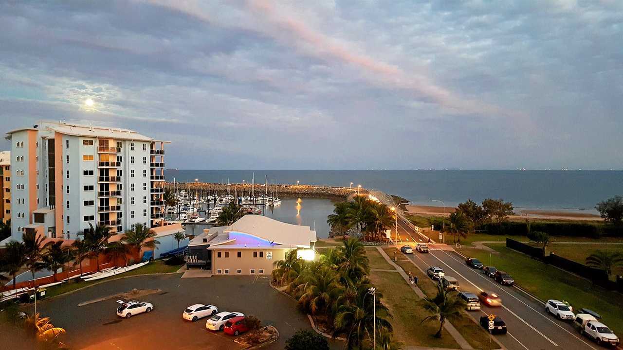 MIGHTY SITE: The sought-after view from a Captains Corner apartment could be blocked if a high-rise was built in place of the Mackay Yacht Club. Picture: Cas Garvey