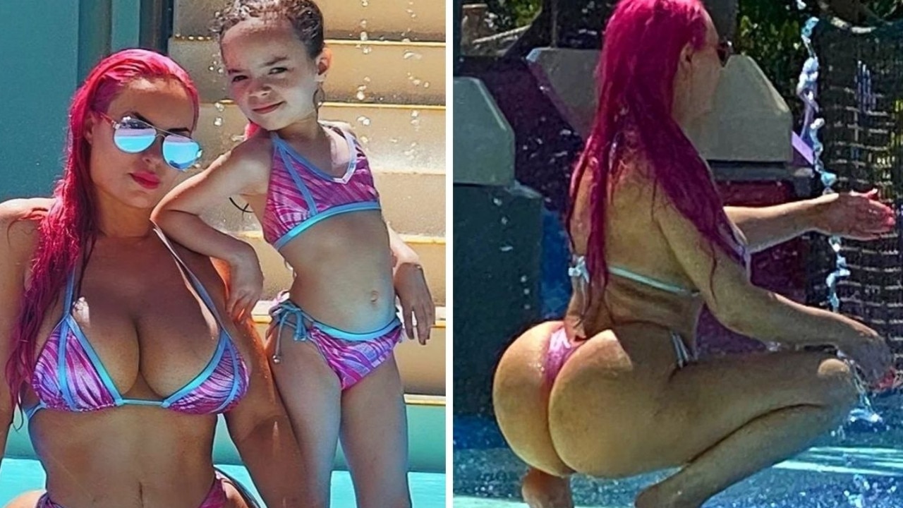 Coco Austin slammed for inappropriate G-string bikini at water park Photos news.au — Australias leading news site image
