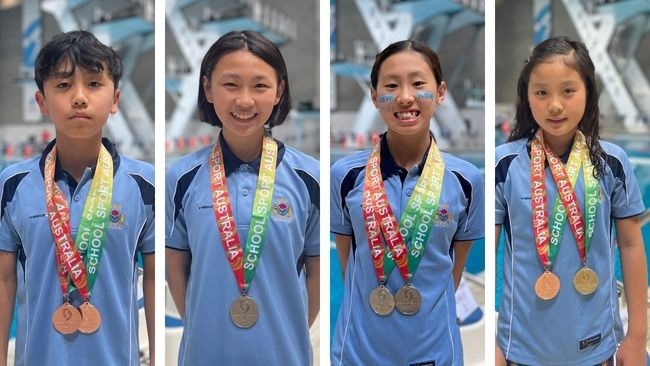 Young swimmers making their mark in the pool.