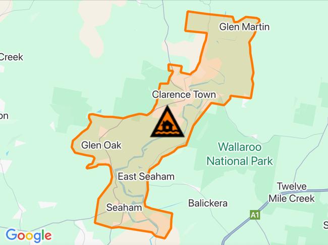 NSW floods: Suburbs at risk. Picture: Hazards Near Me NSW