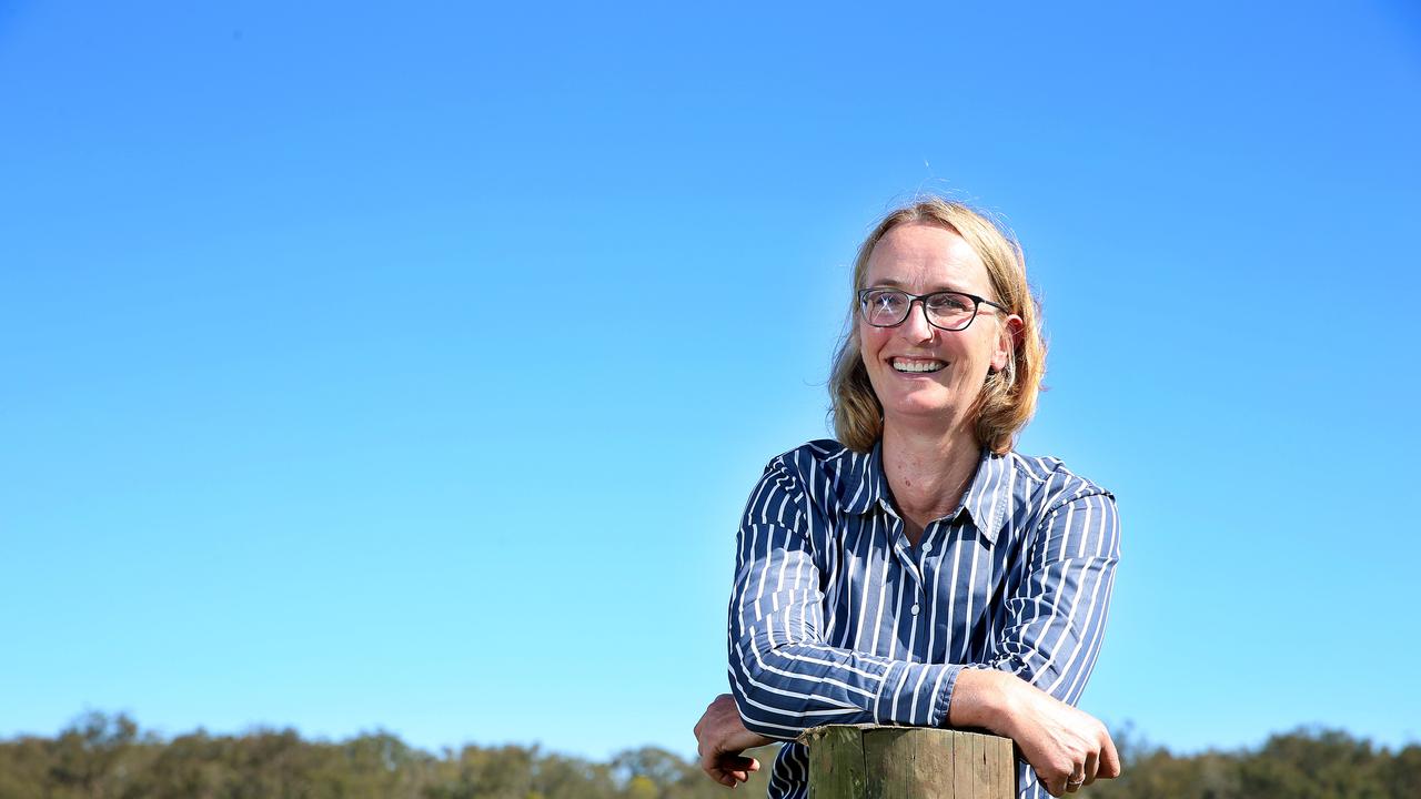 Courage finalist Georgina Gubbins has overcome adversity to build her data-driven sheep and cattle operation near Heywood and want to build female capacity within the ag industry. Picture: Andy Rogers.