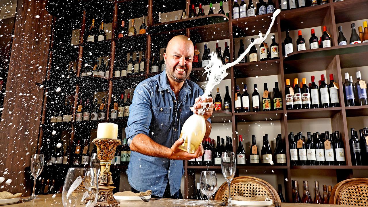 Owner Jared Thibault at his new Woolloongabba wine bar South City Wine. Picture: Tara Croser.