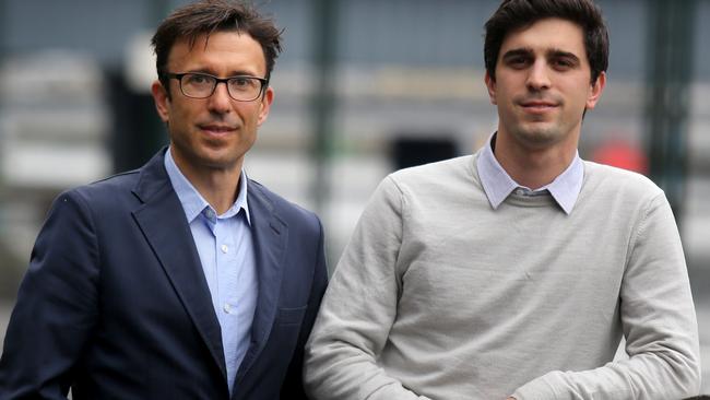 Anthony Eisen and Nick Molnar started Afterpay at home in Rose Bay, Sydney. Picture: The Australian