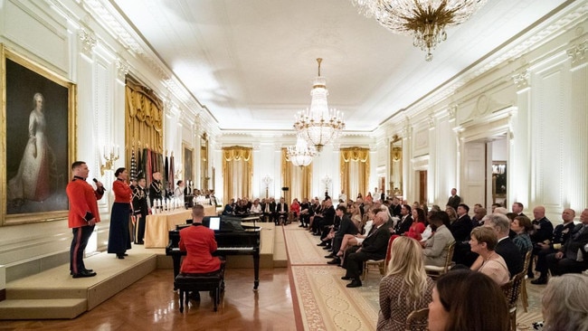 The East Room of the White House.