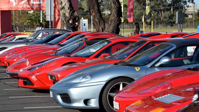 Owning a red Ferrari is clearly preferred, but not essential. Picture: Jay Town