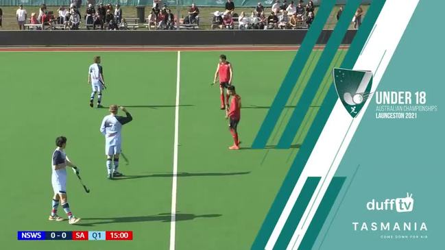 REPLAY: Australian U18's Boys Hockey Championships - NSWS vs SA