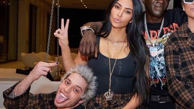 Kim Kardashian and Pete Davidson began dating last year. Picture: flavorflav/Instagram