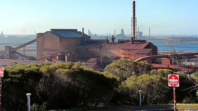 Whyalla’s steelworks has had a chequered recent history, having been placed into administration under previous owner Arrium. Picture: AFP