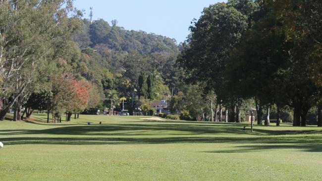 18th hole, Bellingen Golf Club.