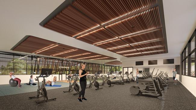 An artist's impression of the Pimpama Sports Hub which is due to open in mid-2021.