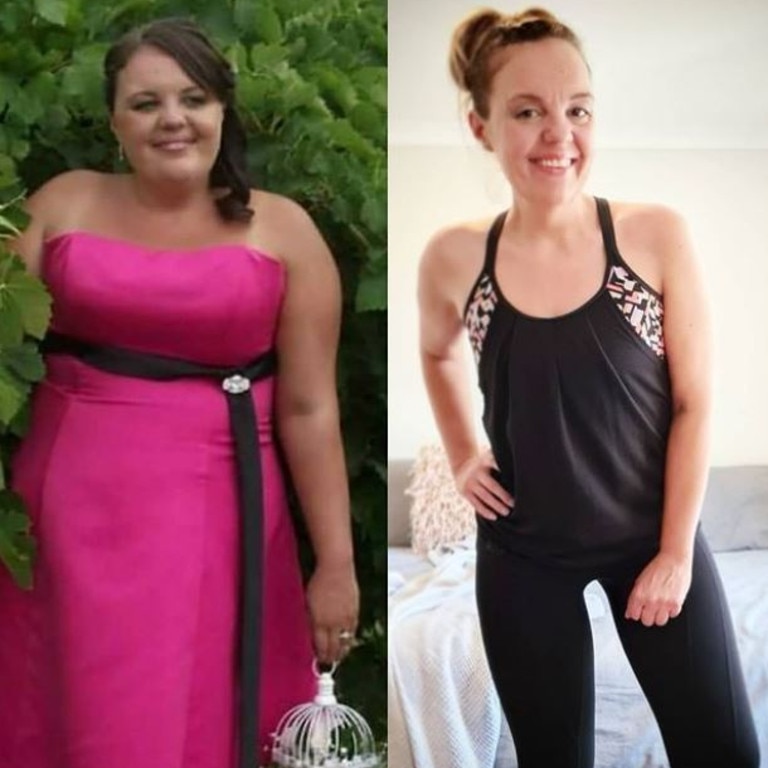 Rebecca Ashforth went from being a hairdresser to a qualified person trainer as of last year. Picture: Instagram/bec_ashforth_the_healthy_mummy