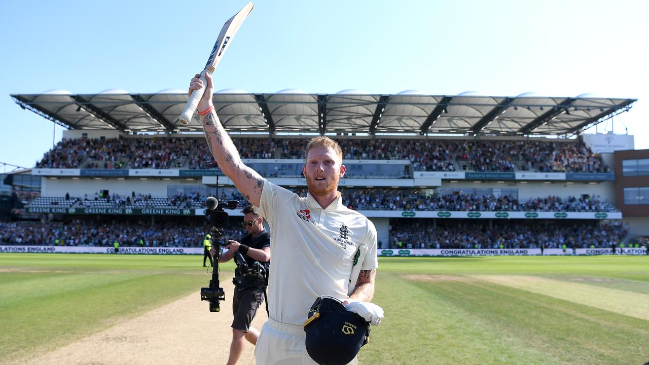 Ben Stokes after his Ashes heroics in 2019. Picture: Gareth Copley/Getty Images