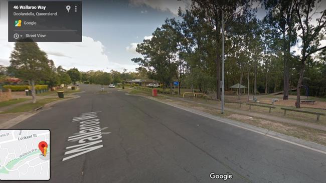 Police are seeking information after a gang of males of African appearance allegedly robbed two men in Wallaroo Way Park, Doolandella on Monday night. Picture: Google Maps