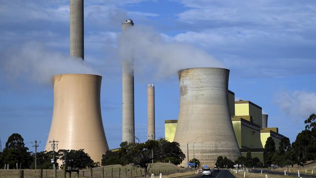 Loy Yang power station in the La Trobe Valley east of Melbourne. Picture: AAP