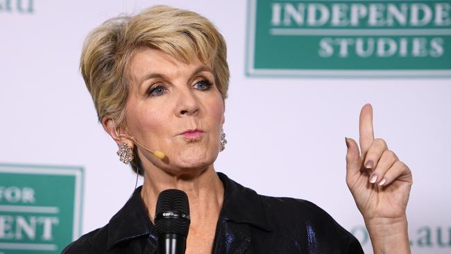 Former foreign minister Julie Bishop. Picture: AAP