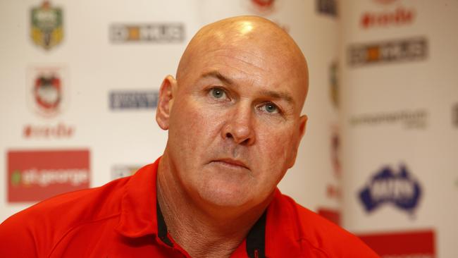 Paul McGregor expressed his disappointment at the NRL’s decision to stand down Jack de Belin. Picture: John Appleyard