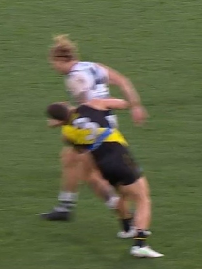 Stewart copped four weeks for his bump, De Goey is looking at a similar suspension.