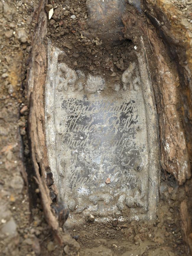 The remains and coffin of Captain Matthew Flinders were recently discovered in central London. (Picture: James O. Jenkins/AP