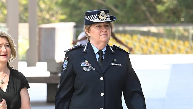 Deputy police commissioner Cheryl Scanlon says the Wieambilla massacre is being investigated as an act of terrorism. Picture: NewsWire / John Gass