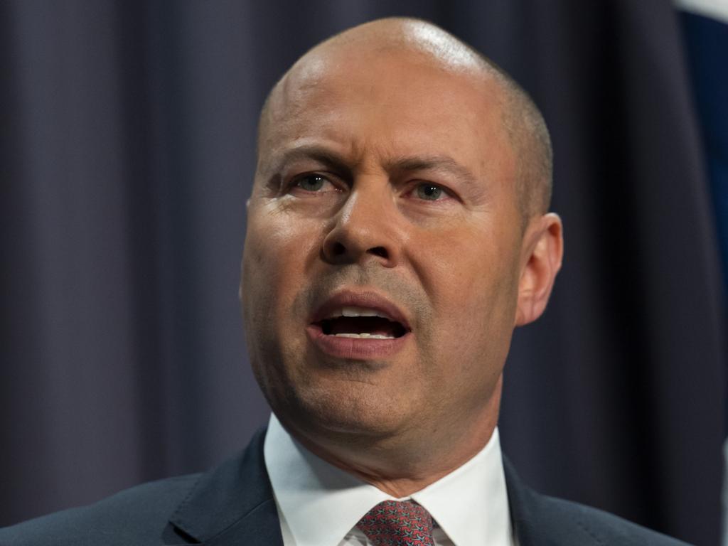 Treasurer Josh Frydenberg urged Australians to stay the course of the national reopening plan despite widespread anxiety about the new strain. Picture: NCA NewsWire / Martin Ollman