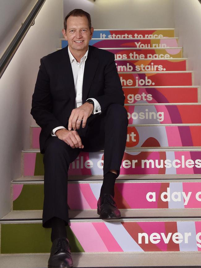 Medibank boss David Koczkar. Picture: Nicki Connolly/NCA NewsWire