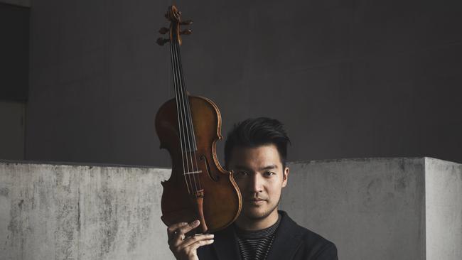 Ray Chen has released a new album and will be appearing in two concerts in Sydney in August. Picture: Glenn Hunt/The Australian