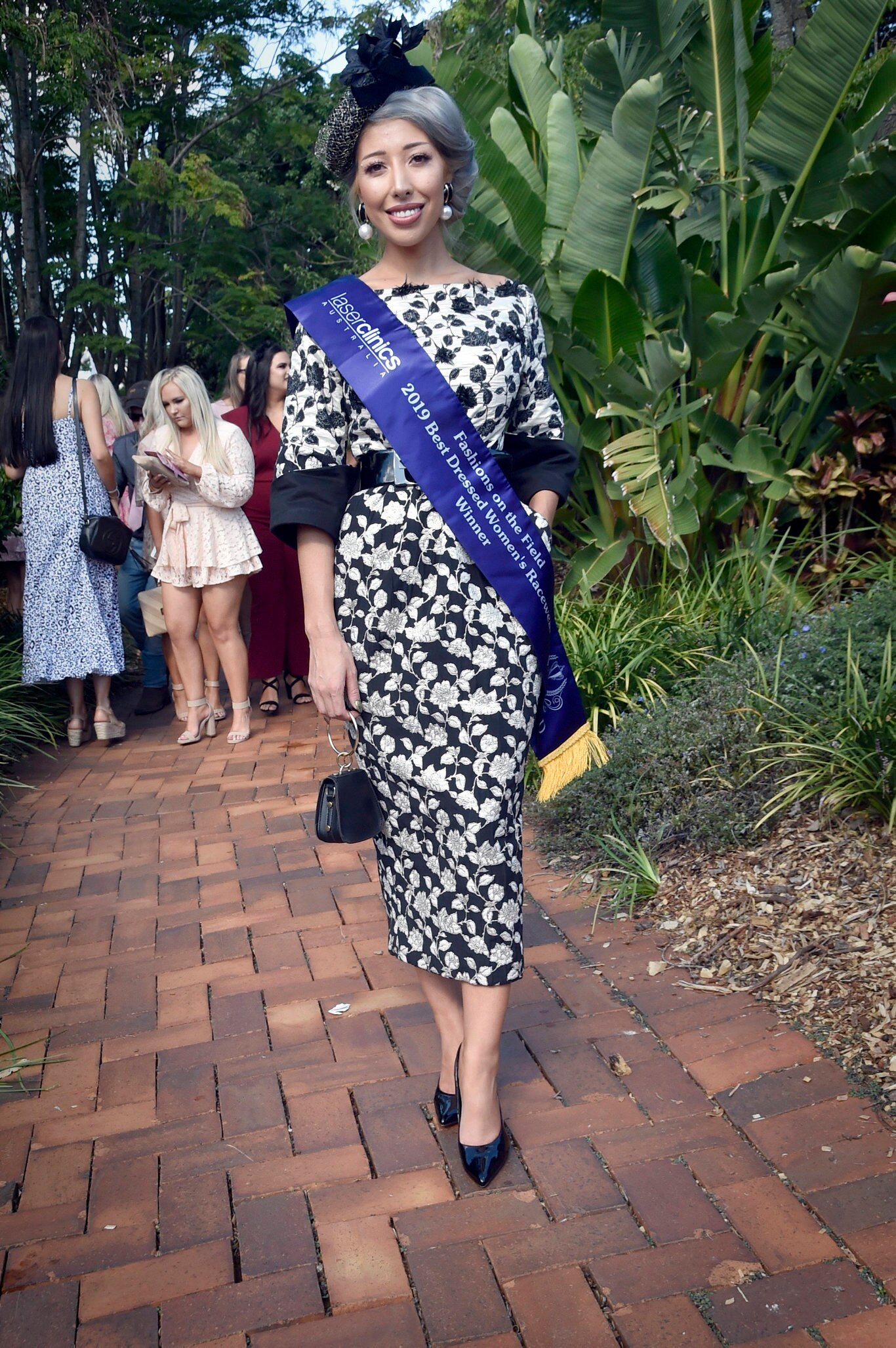 Fashions on the Filed winner, Milano Imai . Fashion of the Field at Clifford Park 2019 Weetwood race day. April 2019. Picture: Bev Lacey