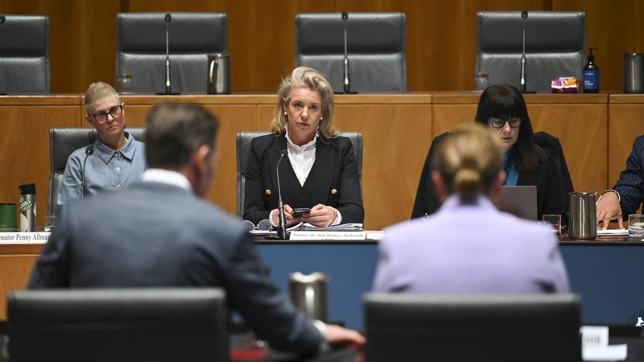 Qantas executives face a Senate inquiry into bilateral air rights, chaired by Nationals Senator Bridget McKenzie. Picture: NCA NewsWire/Martin Ollman