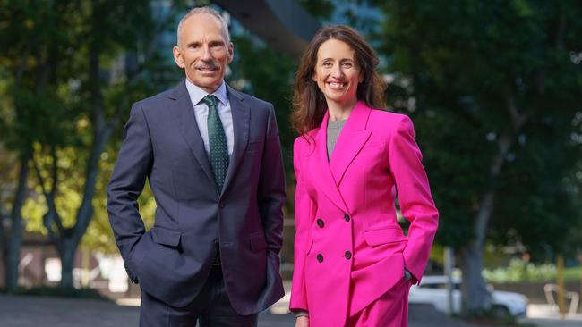 Roger Davies and Antonella Pacitti joined King &amp; Wood Mallesons in Perth. The WA capital is seeing intense activity. Picture: Mark Flower