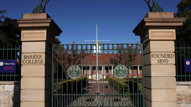 Barker College in Hornsby, which charges over $35,00 per year in fees. Picture: David Swift