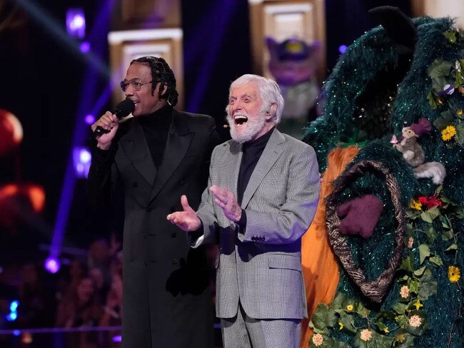 Dick Van Dyke appears on the season premiere of The Masked Singer. Picture: Fox Media