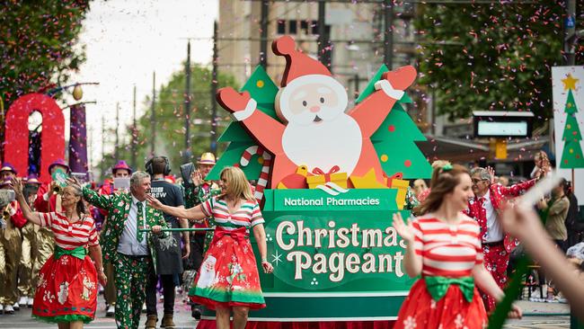 A clear, sunny day is forecast for the 2023 Christmas Pageant. Picture: Matt Loxton