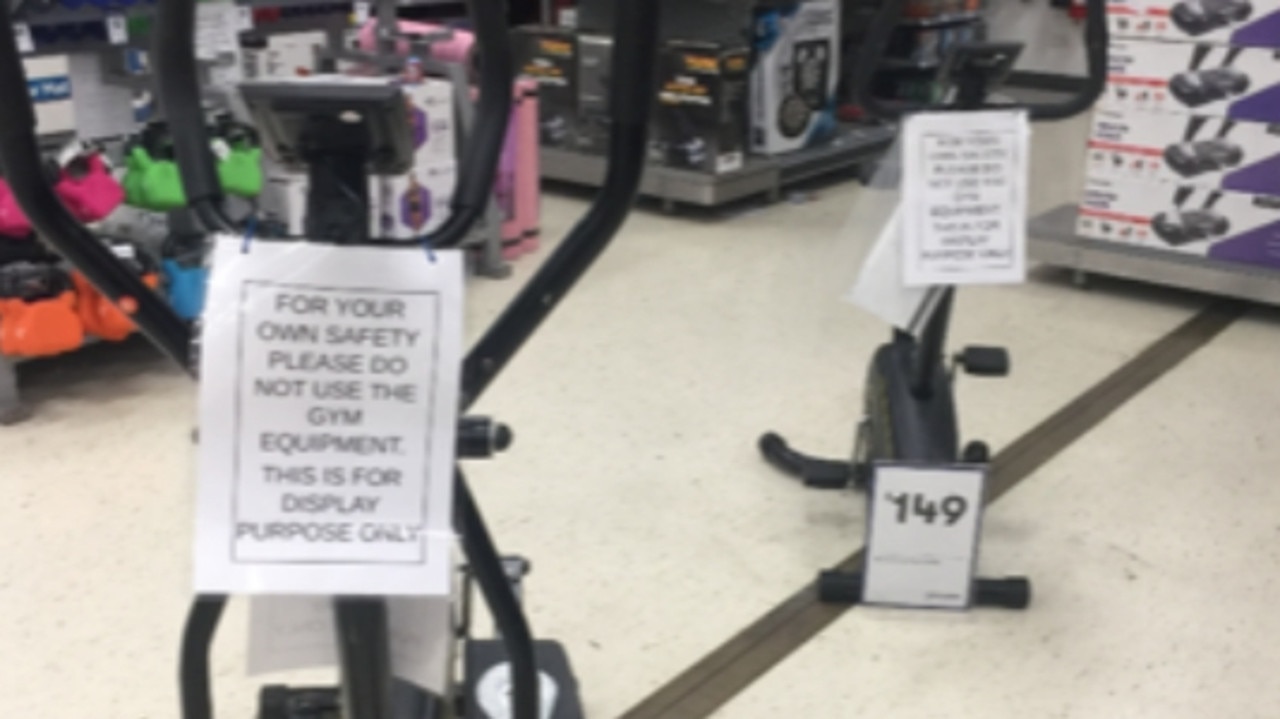 Patrons were urged to not try the equipment after the incident. Picture: Supplied.