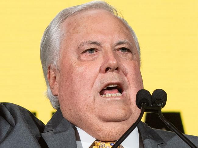 16-04-2022 Clive Palmer and Craig Kelly address the crowd at the United Australia Party's National Launch at the Palmer Coolum Resort. Picture: Brad Fleet