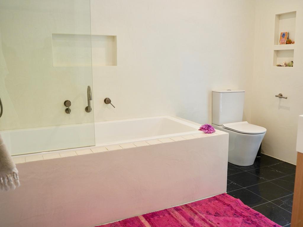 Interior design by Morgan Brady of Pearl Interiors at her Noosa hinterland property. Picture: Katrina Lezaic