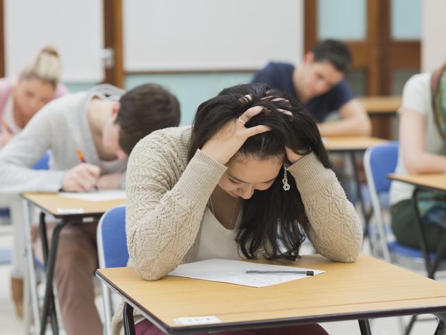 It will be stress of a different kind for students taking exams remotely amid the coronavirus pandemic. Picture: Stock