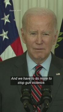 Biden says US gun violence 'ripping at the very soul of the nation'