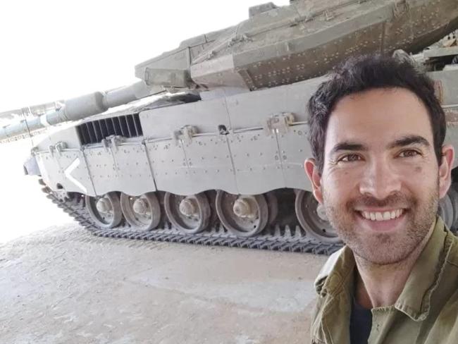 Australian Reserves Captain Lior Sivan, 32, was killed in Gaza while serving as a tank commander with an Israeli armoured brigade on December 19. Picture: ABC News