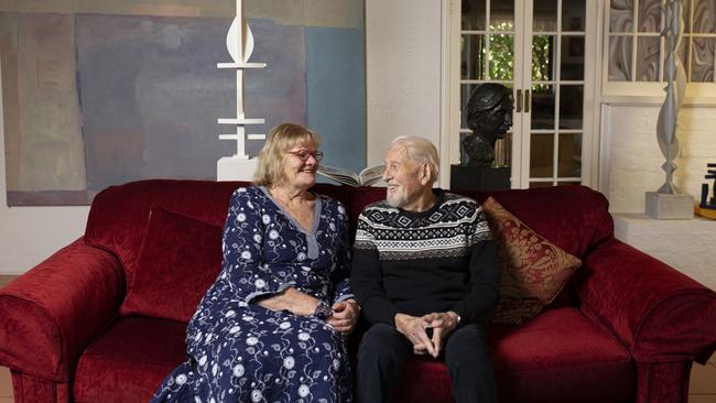 Marc and his wife of 35 years Waltraud. Picture: Russell Shakespeare