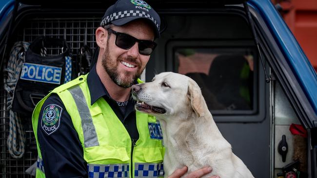 PD Kira, with handler Senior Constable Robert Poole, were the runners up in the Drug Detection competition at the Australasian Police Dog Championships in Wellington. Picture: NZ Police.